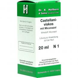 CASTELLANI viskos m. Miconazol Lösung 20 ml Lösung