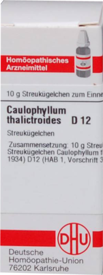 CAULOPHYLLUM THALICTROIDES D 12 Globuli 10 g
