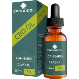 CBD 5% Bio Cannadol Hanfextrakt Classic Tropfen 10 ml