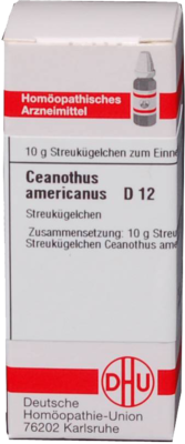 CEANOTHUS AMERICANUS D 12 Globuli 10 g