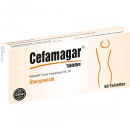 Ein aktuelles Angebot für Cefamagar 60 St Tabletten Gewichtskontrolle - jetzt kaufen, Marke Cefak KG.