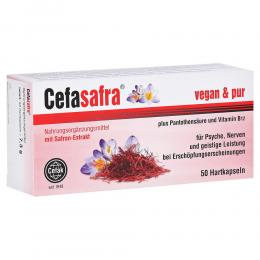 Ein aktuelles Angebot für CEFASAFRA Hartkapseln 50 St Hartkapseln Nahrungsergänzungsmittel - jetzt kaufen, Marke Cefak KG.