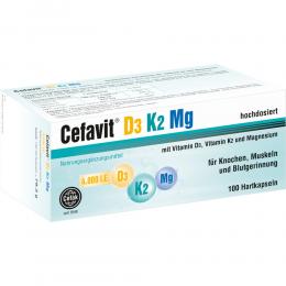 CEFAVIT D3 K2 Mg 4.000 I.E. Hartkapseln 100 St Hartkapseln