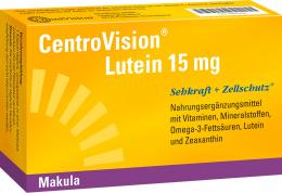 Ein aktuelles Angebot für CentroVision® Lutein 15mg 90 St Kapseln Nahrungsergänzung - jetzt kaufen, Marke OmniVision GmbH.