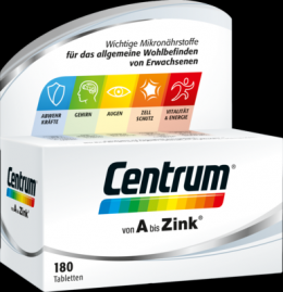 CENTRUM A-Zink Tabletten 180 St