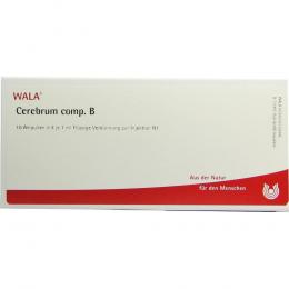 Ein aktuelles Angebot für CEREBRUM COMP.B Ampullen 10 X 1 ml Ampullen Naturheilkunde & Homöopathie - jetzt kaufen, Marke WALA Heilmittel GmbH.