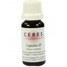 Ein aktuelles Angebot für CERES Lupulus Urtinktur 20 ml Tropfen Naturheilkunde & Homöopathie - jetzt kaufen, Marke CERES Heilmittel GmbH.