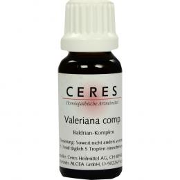 Ein aktuelles Angebot für CERES Valeriana comp.Tropfen 20 ml Tropfen Naturheilkunde & Homöopathie - jetzt kaufen, Marke CERES Heilmittel GmbH.