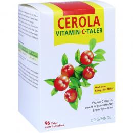 Ein aktuelles Angebot für CEROLA Vitamin C Taler Grandel 96 St ohne Vitaminpräparate - jetzt kaufen, Marke Dr. Grandel GmbH, Geschäftsbereich Nahrungsergänzung.