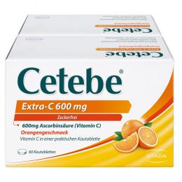 CETEBE Extra-C 600 mg Kautabletten 120 St Kautabletten