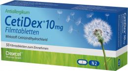 Ein aktuelles Angebot für Cetidex 10 mg Filmtabletten 50 St Filmtabletten Innere Anwendung - jetzt kaufen, Marke Dexcel Pharma GmbH.