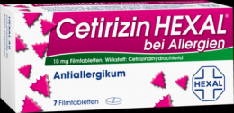 CETIRIZIN HEXAL Filmtabletten bei Allergien 7 St