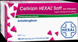 CETIRIZIN HEXAL Saft bei Allergien 150 ml