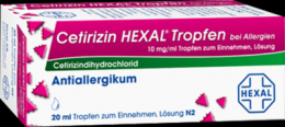 CETIRIZIN HEXAL Tropfen bei Allergien 20 ml