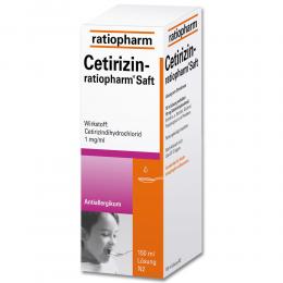 CETIRIZIN-ratiopharm Saft 150 ml Saft