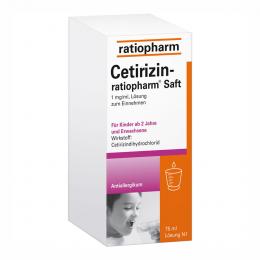 CETIRIZIN-ratiopharm Saft 75 ml Saft