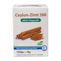 Ceylon-Zimt 500 Aktiv Kapseln 120 St Kapseln