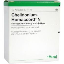 CHELIDONIUM-HOMACCORD N Ampullen 10 St Ampullen