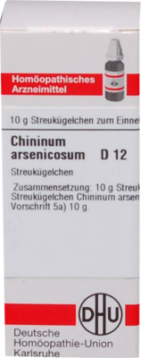CHININUM ARSENICOSUM D 12 Globuli 10 g