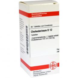CHOLESTERINUM D 12 Tabletten 80 St Tabletten