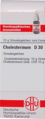 CHOLESTERINUM D 30 Globuli 10 g