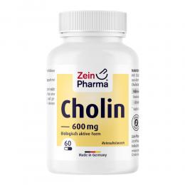 CHOLIN 600 mg rein aus Bitartrat veg.Kapseln 60 St Kapseln