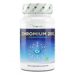 Chromium - 200 mcg, 365 Tabletten