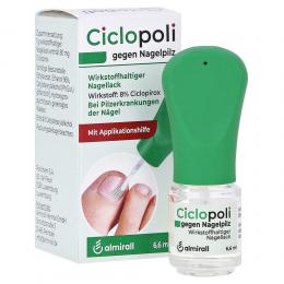 Ciclopoli G Nagelpilz Appl 6.6 ml Wirkstoffhaltiger Nagellack