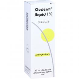 Ein aktuelles Angebot für Cloderm Liquid 1% 30 ml Lösung Hautpilz & Nagelpilz - jetzt kaufen, Marke Dermapharm AG Arzneimittel.