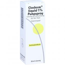 CLODERM Liquid 1% Pumpspray 30 ml Spray