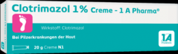 CLOTRIMAZOL 1% Creme-1A Pharma 20 g