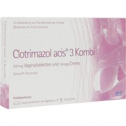 Ein aktuelles Angebot für CLOTRIMAZOL acis 3 Kombipackung 1 St Kombipackung Hautpilz & Nagelpilz - jetzt kaufen, Marke Acis Arzneimittel GmbH.