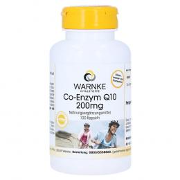 Ein aktuelles Angebot für CO-ENZYM Q10 200 mg Kapseln 100 St Kapseln Nahrungsergänzungsmittel - jetzt kaufen, Marke Warnke Vitalstoffe GmbH.