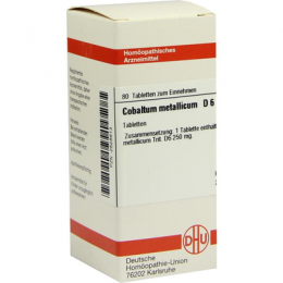 COBALTUM METALLICUM D 6 Tabletten 80 St