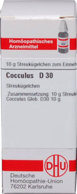 COCCULUS D 30 Globuli 10 g
