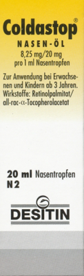 COLDASTOP Nasenöl 20 ml