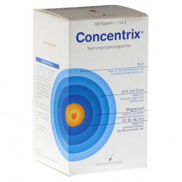 Ein aktuelles Angebot für CONCENTRIX Kapseln 180 St Kapseln Gedächtnis & Konzentration - jetzt kaufen, Marke Kranich Pharma GmbH.
