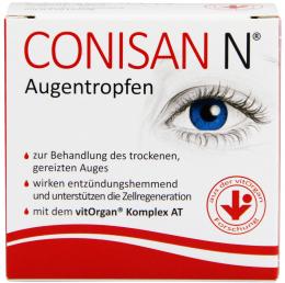 Ein aktuelles Angebot für Conisan N® Augentropfen 20 X 0.5 ml Augentropfen Trockene & gereizte Augen - jetzt kaufen, Marke vitOrgan Arzneimittel GmbH.