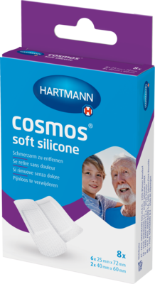 COSMOS soft silicone Pflasterstrips 2 Gren 8 St
