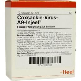Ein aktuelles Angebot für COXSACKIE-Virus A9 Injeel Ampullen 10 St Ampullen Homöopathische Komplexmittel - jetzt kaufen, Marke Biologische Heilmittel Heel GmbH.