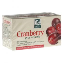 Ein aktuelles Angebot für Cranberry Acerola 20 St Filterbeutel Nahrungsergänzungsmittel - jetzt kaufen, Marke EPI-3 Healthcare GmbH.