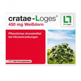 CRATAE-LOGES 450 mg Weissdorn Filmtabletten 200 St Filmtabletten