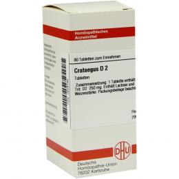 Ein aktuelles Angebot für CRATAEGUS D 2 Tabletten 80 St Tabletten  - jetzt kaufen, Marke DHU-Arzneimittel GmbH & Co. KG.