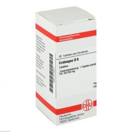 CRATAEGUS D 6 Tabletten 80 St Tabletten