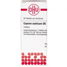 CUPRUM ACETICUM D 6 Tabletten 80 St.