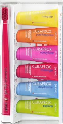 CURAPROX be you Mix-Set 6-Zahnpasten+1-Zahnb. 6X10 ml