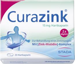 Curazink® Hartkapseln bei Zinkmangel 20 St Hartkapseln