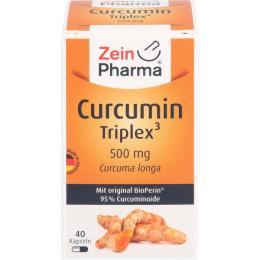 CURCUMIN-TRIPLEX3 500 mg/Kap.95% Curcumin+BioPerin 40 St.