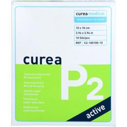 CUREA P2 active superabs.Wundaufl.10x10 cm 10 St.