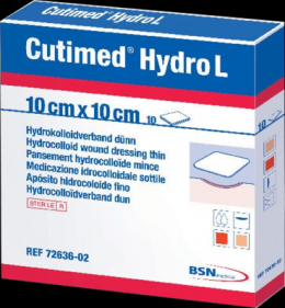 CUTIMED Hydro L Hydrokolloidverb.dnn 10x10 cm 10 St